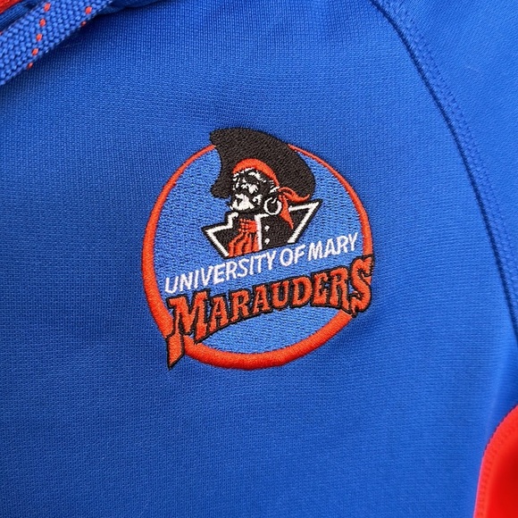 Nike Thermafit Blue Orange University of Mary Zip Up Hoodie Size XS - Picture 2 of 5